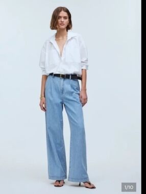 Madewell The Harlow Wide Leg Jeans Trouser Jeans Airy Baggy Size 26